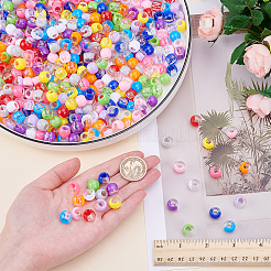 600pcs 12 Farben transparente Harzperlen&nbsp;RESI-GO0001-07