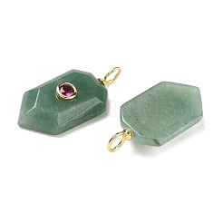 Pendentifs en aventurine vert naturel&nbsp;KK-CBAF9BC-20G-10
