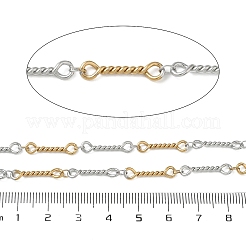 Cadenas de eslabones de barra giratoria de acero inoxidable 304 de dos tonos&nbsp;CHS-G050-05GP