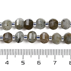 Chapelets de perles en labradorite naturelle &nbsp;G-G182-B02-02