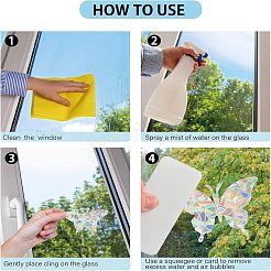 Fensteraufkleber für Haustiere mit Ziegelmuster&nbsp;DIY-WH0319-37