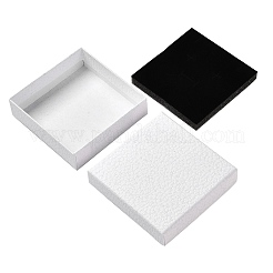 Quadratische Halskettenschachtel aus Pappe&nbsp;CBOX-Q038-02B