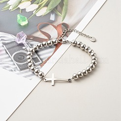 Anlaufgeschützte Armbänder mit Quergliedern für Männer und Frauen&nbsp;BJEW-JB06687-02