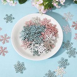 320 confetti de papier flocon de neige de Noël de 4 couleurs&nbsp;DIY-CA0007-97