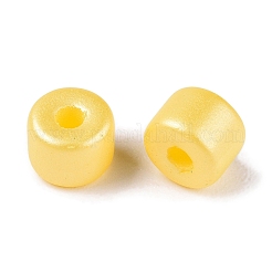 Perlmuttglas-Saatperlen-Perlen mit Backfarbe&nbsp;SEED-T008-03D