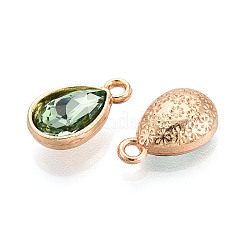Pendenti in vetro sfaccettato con strass&nbsp;GLAA-I051-A18