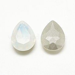Bricolage dos pointu k9 cabochons de strass en verre&nbsp;RGLA-T052-13x18-101