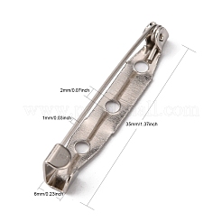 Fornituras de broche de hierro&nbsp;IFIN-S526-35mm