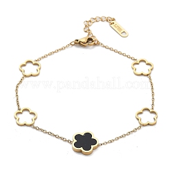 Bracelets à maillons en acier inoxydable 304 avec placage ionique (IP)&nbsp;BJEW-P345-11G-03