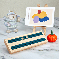 2-Slot-Holzring-Ausstellungsständers&nbsp;RDIS-WH0002-18B