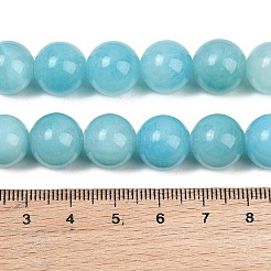 Fili di perle di giada Mashan naturale di dimensioni graduate&nbsp;GG-CBA2AE1-A08-L