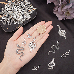 Pendentifs en alliage de style tibétain&nbsp;PALLOY-PH0001-07AS