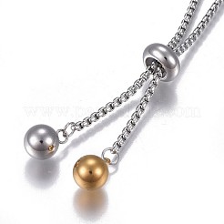 Collane con ciondolo in acciaio inossidabile 304&nbsp;NJEW-P252-02GP