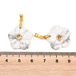 Natürliche Howlith geschnitzte Anhänger&nbsp;G-A315-01G-02