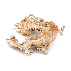 Broches en strass en alliage de dragon&nbsp;JEWB-S022-09A