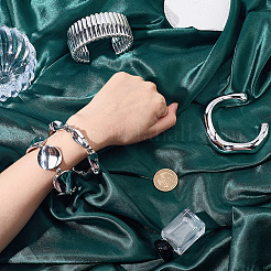 1 ensemble de bracelets et joncs en plastique CCB pour femmes&nbsp;BJEW-SP0001-37