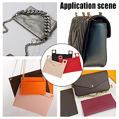 3 x Organizer-Einsatz für Filztaschen in 3 Farben&nbsp;PURS-WR0006-82A
