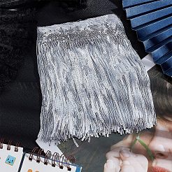 Bordures en dentelle à pampilles en polyester&nbsp;OCOR-OC0001-10