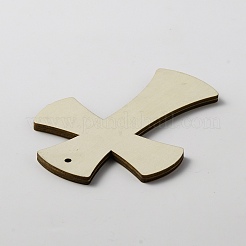 12 Stück große Holzanhänger&nbsp;WOOD-WH0030-42A