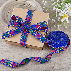 Ruban polyester plat style ethnique 7m&nbsp;OCOR-WH0046-74A