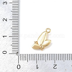 Messing micro pave klar zirkonia charme&nbsp;KK-G545-12G