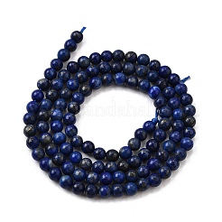 Natürlicher Lapislazuli Perlenstränge&nbsp;G-L621-B10-4mm-A
