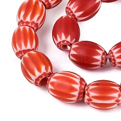 Perles de verre millefiori faites à la main&nbsp;LS-LA-N002-06B