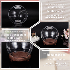 Copertura a cupola in vetro&nbsp;AJEW-WH0401-76A