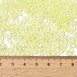 Perles de rocaille rondes en verre transparent&nbsp;X1-SEED-B001-05A-16