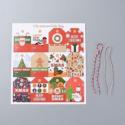 Étiquettes en papier thème noël&nbsp;CDIS-H003-05