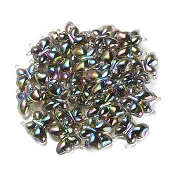 Placcatura uv luminosa perline acriliche iridescenti arcobaleno&nbsp;OACR-F006-03B
