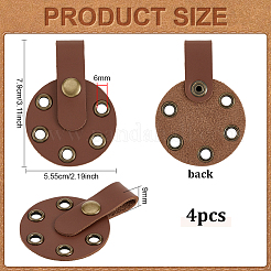 Simili cuir avec séparateur en fil d'alliage&nbsp;TOOL-WH0155-256A