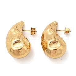 Pendientes de botón de acero inoxidable 304&nbsp;EJEW-Q011-05G
