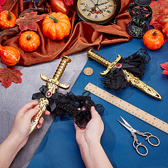 Giocattoli di spada di plastica per feste in costume di Halloween e oggetti di scena per cosplay&nbsp;AJEW-WH0348-981A