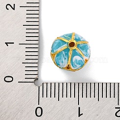 Perles en cloisonné Manuelles&nbsp;KK-U042-13A-02
