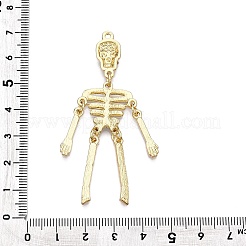 Pendenti con strass in lega di placcatura a cremagliera&nbsp;PALLOY-T091-01KCG-RS