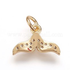 Pendentifs en laiton avec zircone cubique micro pave&nbsp;ZIRC-K070-36G