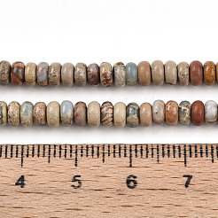 Natürliche Aqua Terra Jaspis Perlen Stränge&nbsp;G-T140-71B