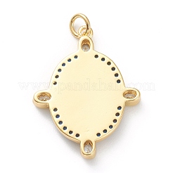 Colgante micropavé cubic zirconia de latón&nbsp;ZIRC-P200-11A-G02