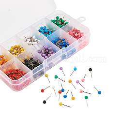 Épingles de carte à billes en plastique&nbsp;FIND-BT0002-03