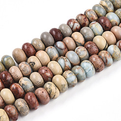 Fili di perline naturali aqua jasper&nbsp;G-T140-71A
