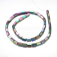 Electroplate magnetico ematite sintetico fili di perline&nbsp;G-A164-04-01