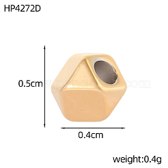 304 Edelstahlperlen&nbsp;STAS-OY017-57G