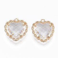 Pendentifs en verre&nbsp;GLAA-T021-04K