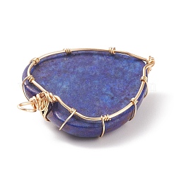 Natürliche Lapislazuli Anhänger&nbsp;PALLOY-JF01653-03
