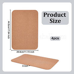 Láminas de corcho&nbsp;DIY-WH0700-23A