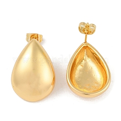 Pendientes de acero inoxidable con forma de lágrima 201&nbsp;EJEW-I309-05G
