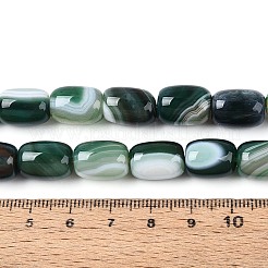 Gefärbte naturgebundene Achatperlenstränge&nbsp;G-T144-44E