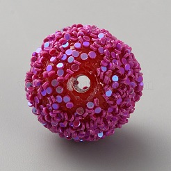 Undurchsichtige Glitzerperlen aus Acryl&nbsp;FIND-CJC0010-111A-04