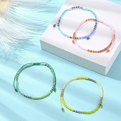 Geflochtene Perlenarmbänder aus Glassamen&nbsp;BJEW-JB09610